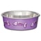 Bella Loving Pets Bella Purple Fish Skeleton Stainless Steel 1 cups Pet Bowl For Cat 7751 - alternate 2